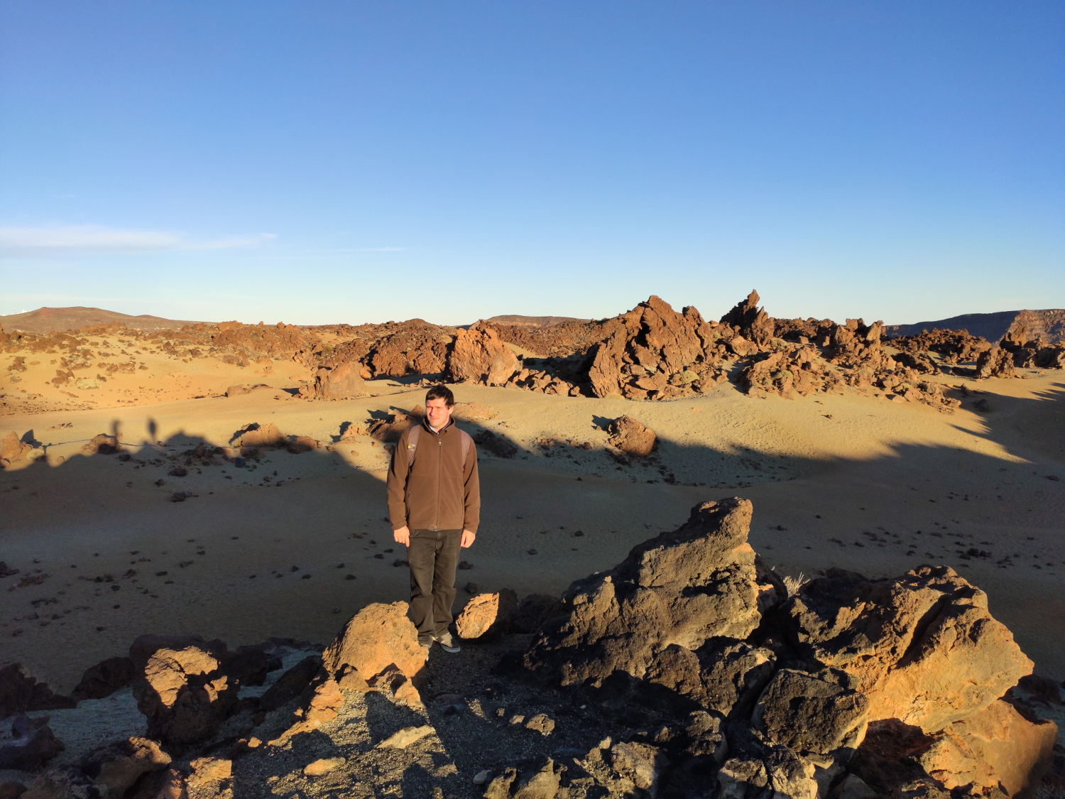 Like on the planet Mars, in the Teide National Park before sunset